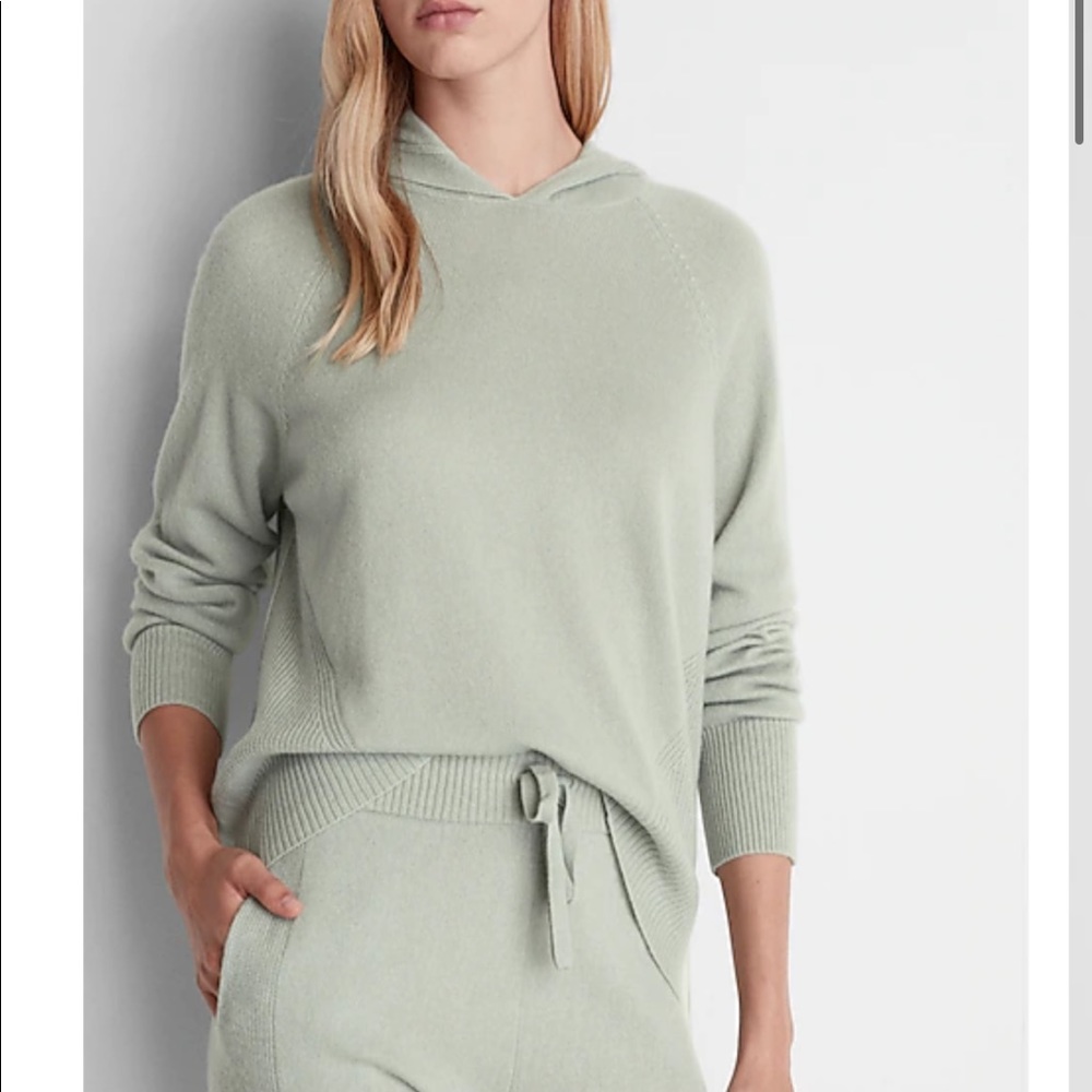NWT Express Solid Cashmere Hoodie Medium